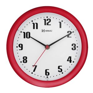 Reloj de pared Herweg 6102 rojo
